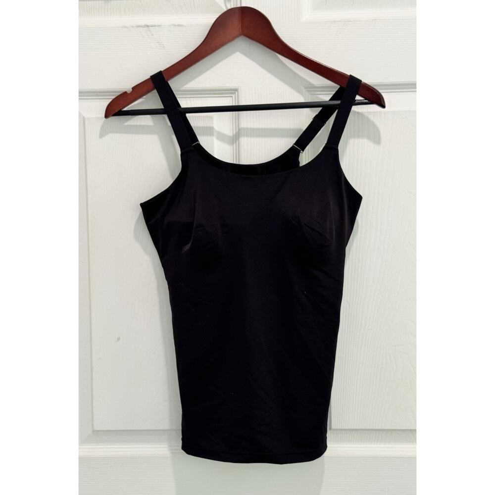 Spanx Shaping Camisole One-And-Done Black Camisole Sz Large Adjustable Strap Top